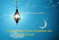 Fiqih Kitab Puasa Ramadhan dan Puasa Haram